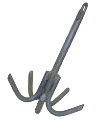 9 lb. Grapple Hook {Galvanized}